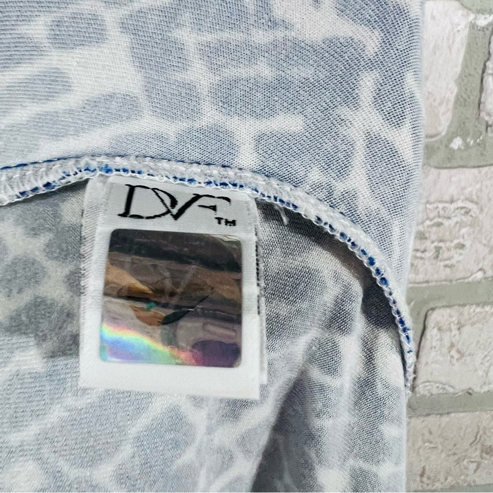 Diane Von Furstenberg Ani Blue and White Print Strapless Jumpsuit Size S - Picture 11 of 14